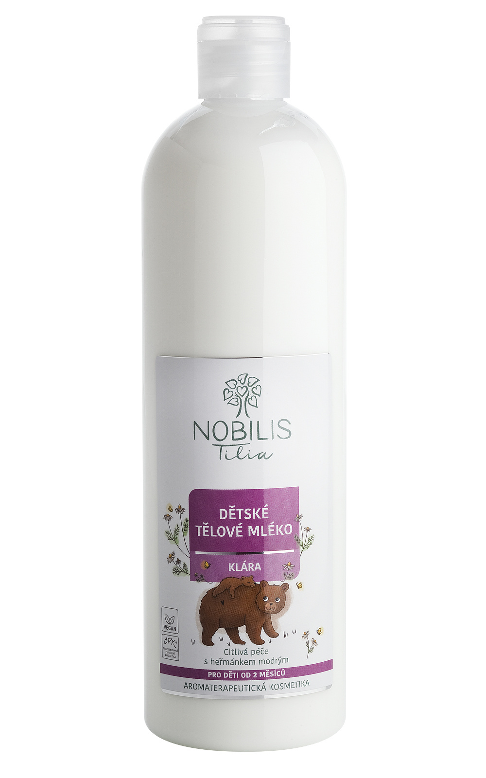 Nobilis Dětské tělové mléko Klára 500 ml