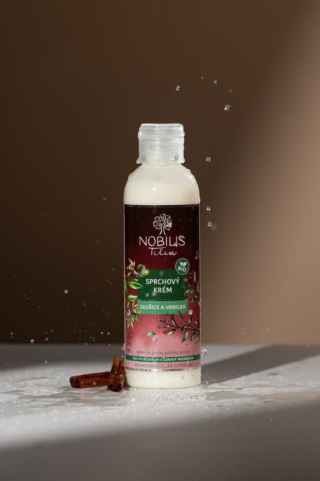 Nobilis Sprchový krém Skořice a vanilka 200 ml