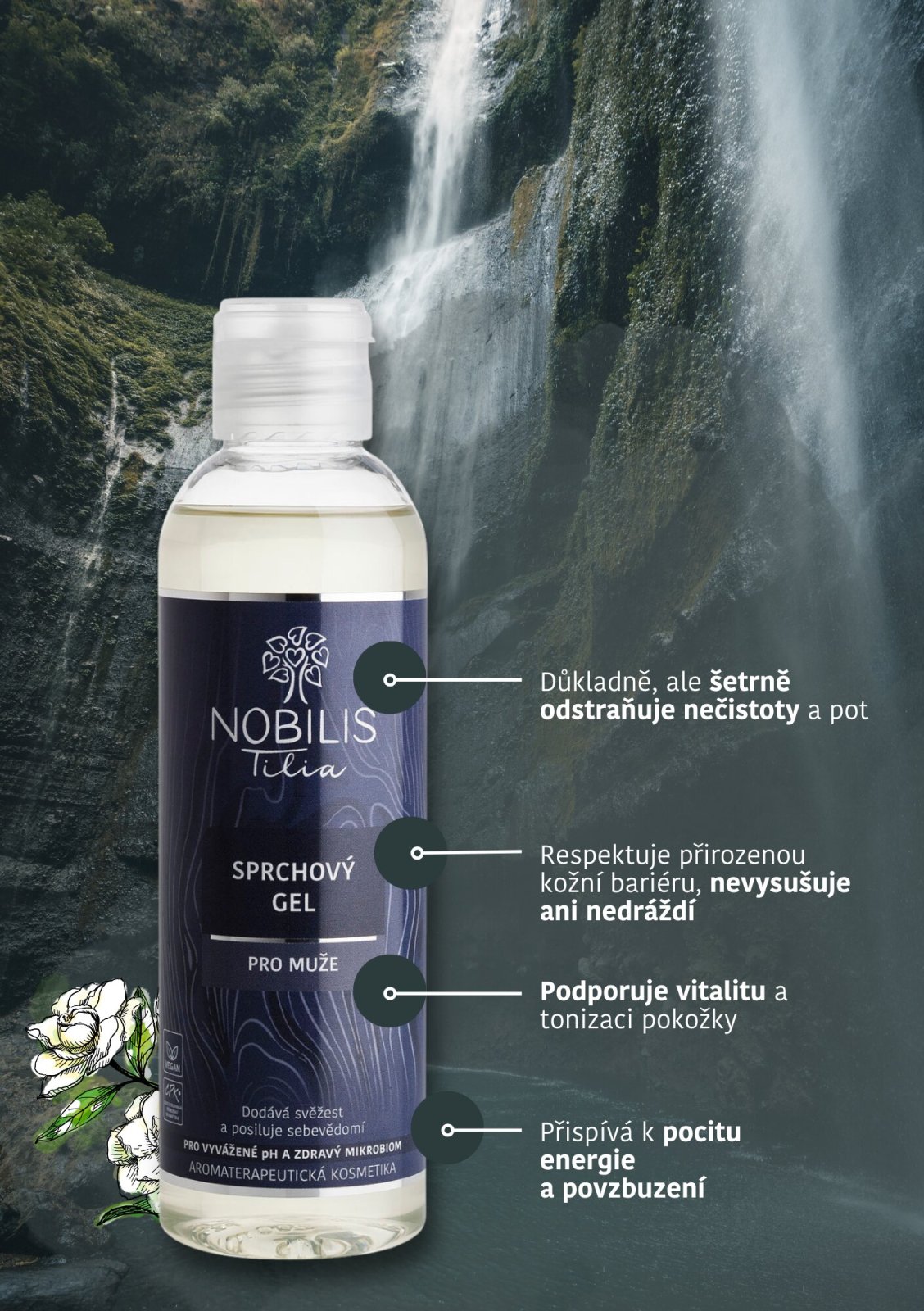 Nobilis Sprchový gel pro muže 500 ml