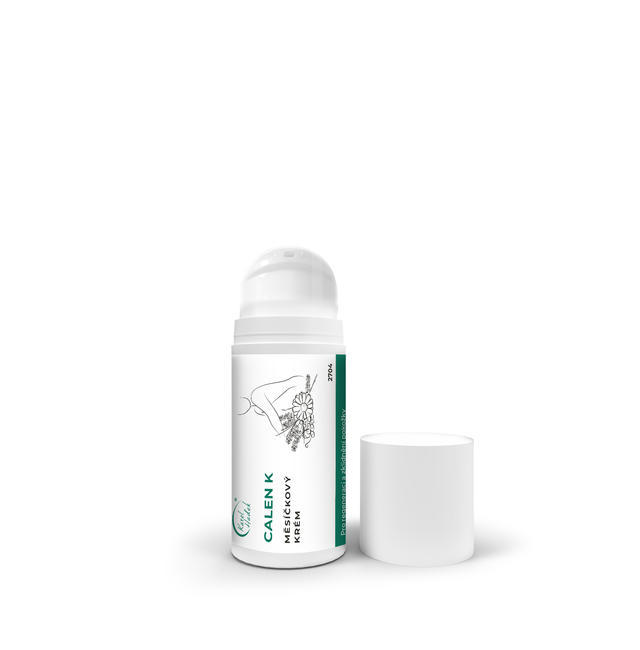 KH - CALEN K Měsíčkový krém - Bylinný masážní krém 10 ml