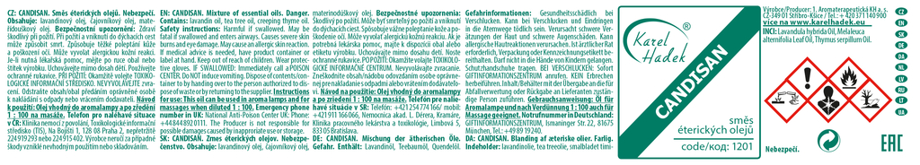 KH - CANDISAN Směs éterických olejů 20 ml