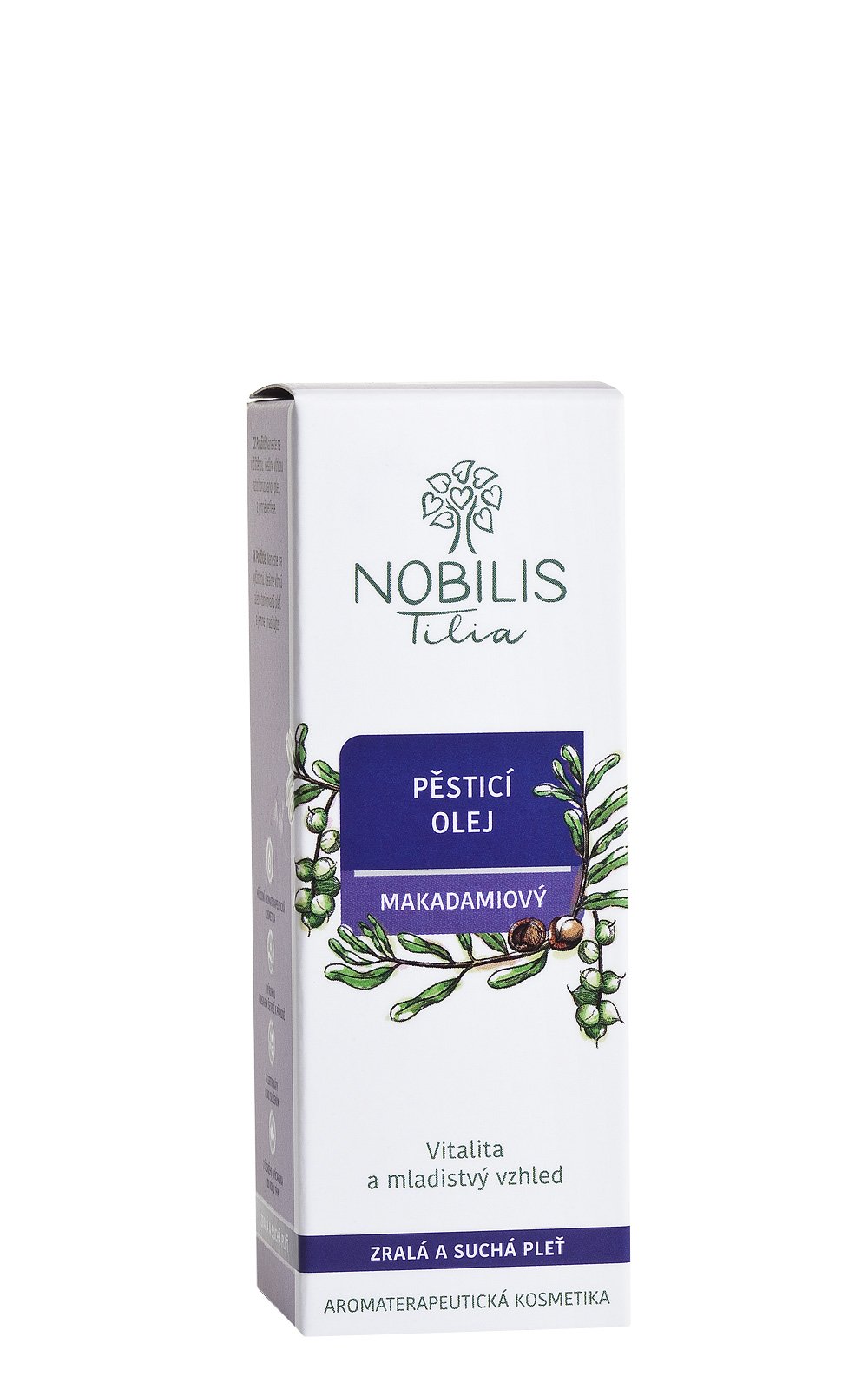Nobilis Pěsticí olej makadamiový 20 ml fialové sklo