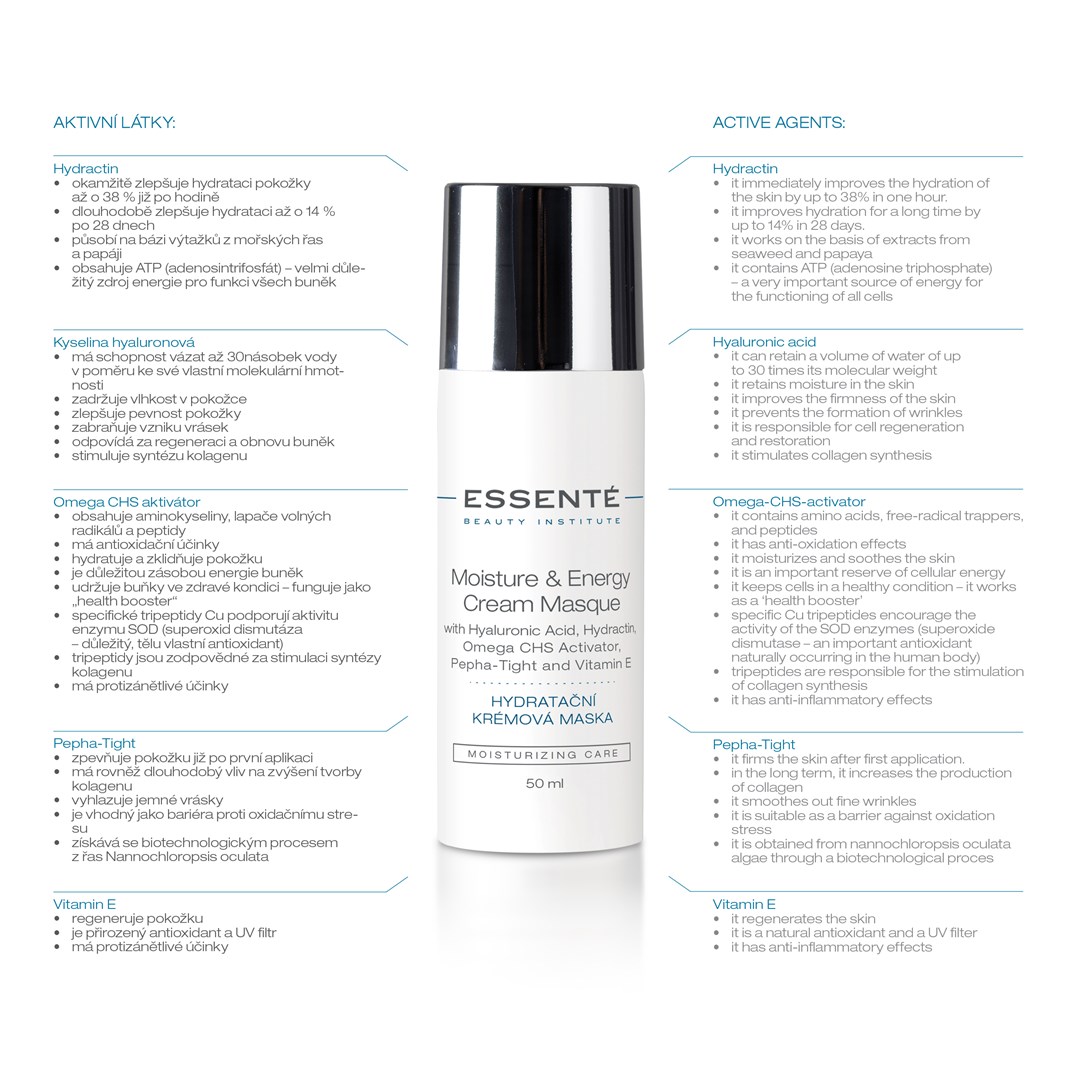 ESSENTÉ HYDRATAČNÍ KRÉMOVÁ MASKA 50 ML
