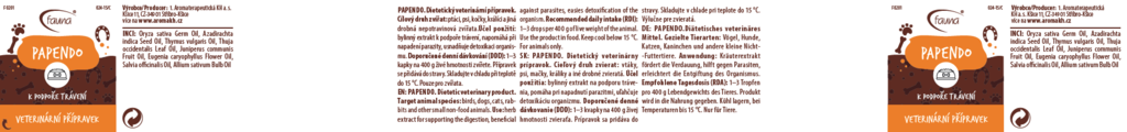 AF - PAPENDO k podpoře trávení 10 ml