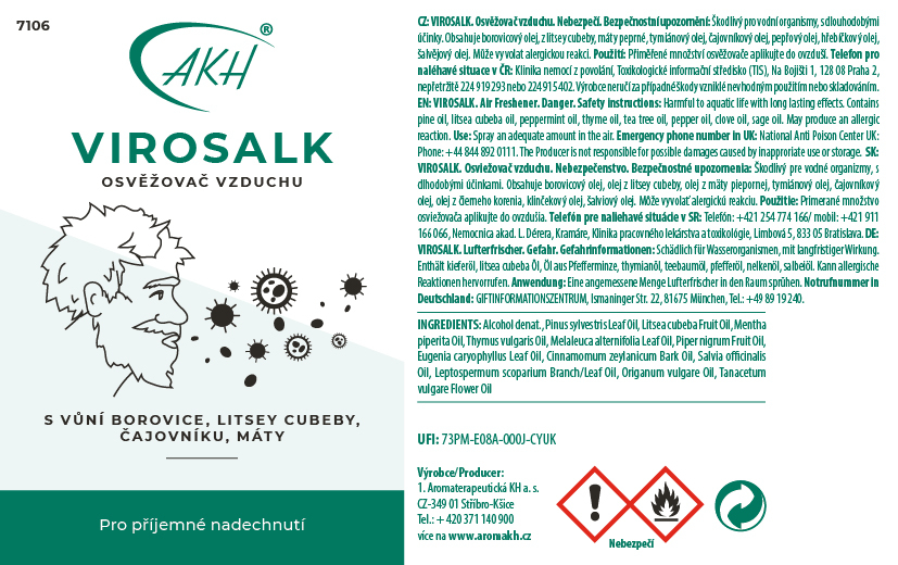 KH - VIROSALK osvěžovač vzduchu 100 ml