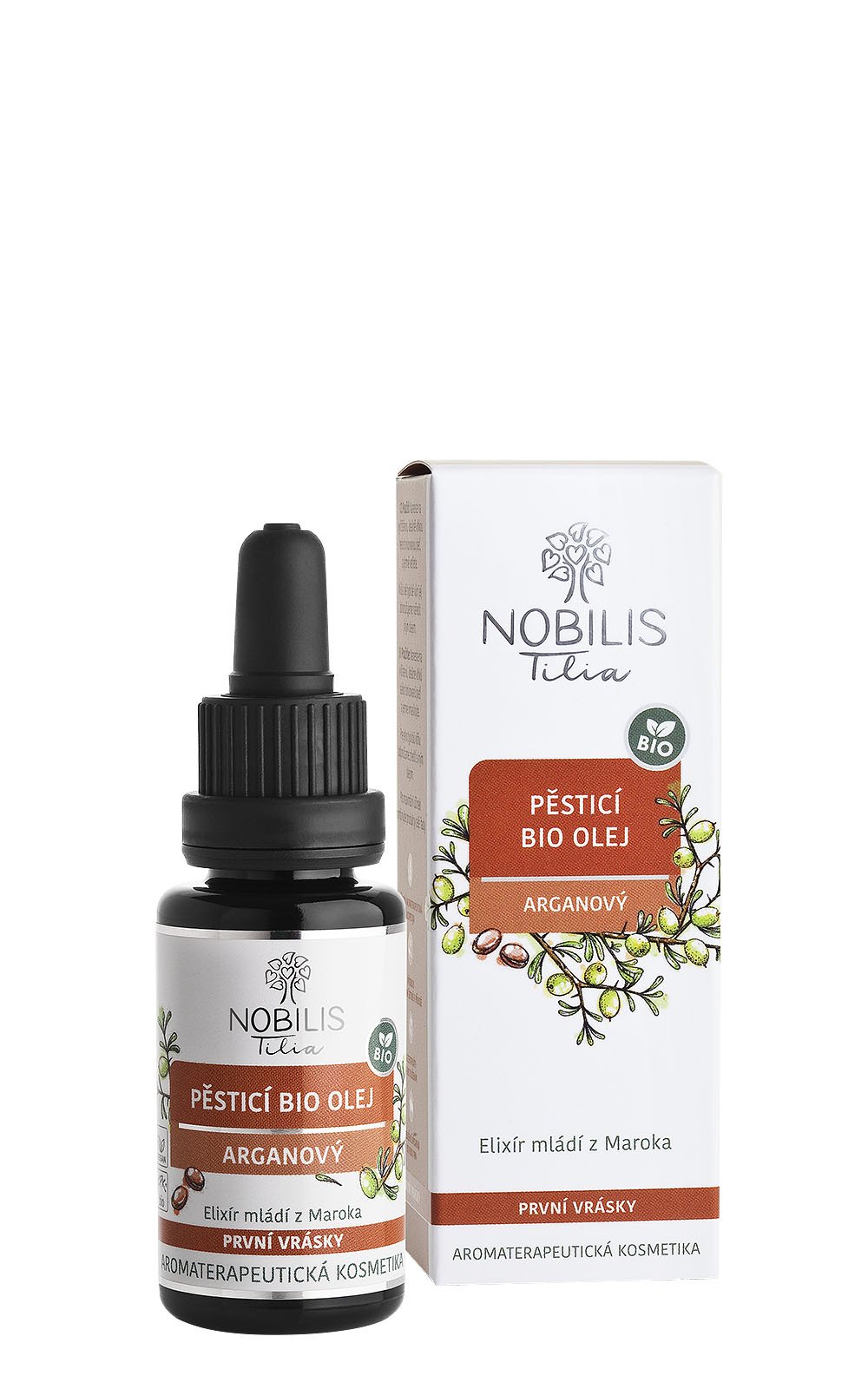 Nobilis Pěsticí BIO olej arganový 20 ml fialové sklo