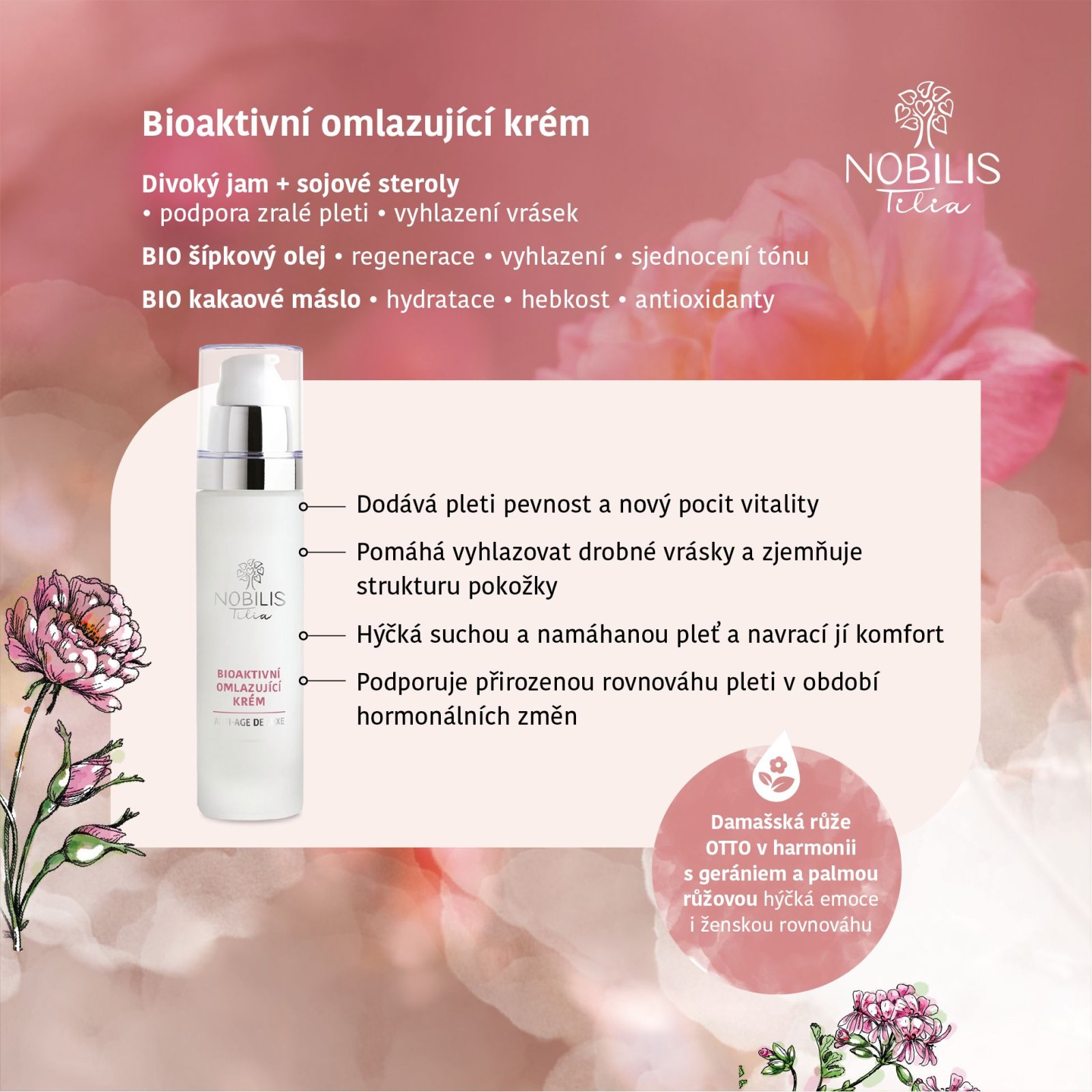 Nobilis Bioaktivní omlazující krém 50 ml