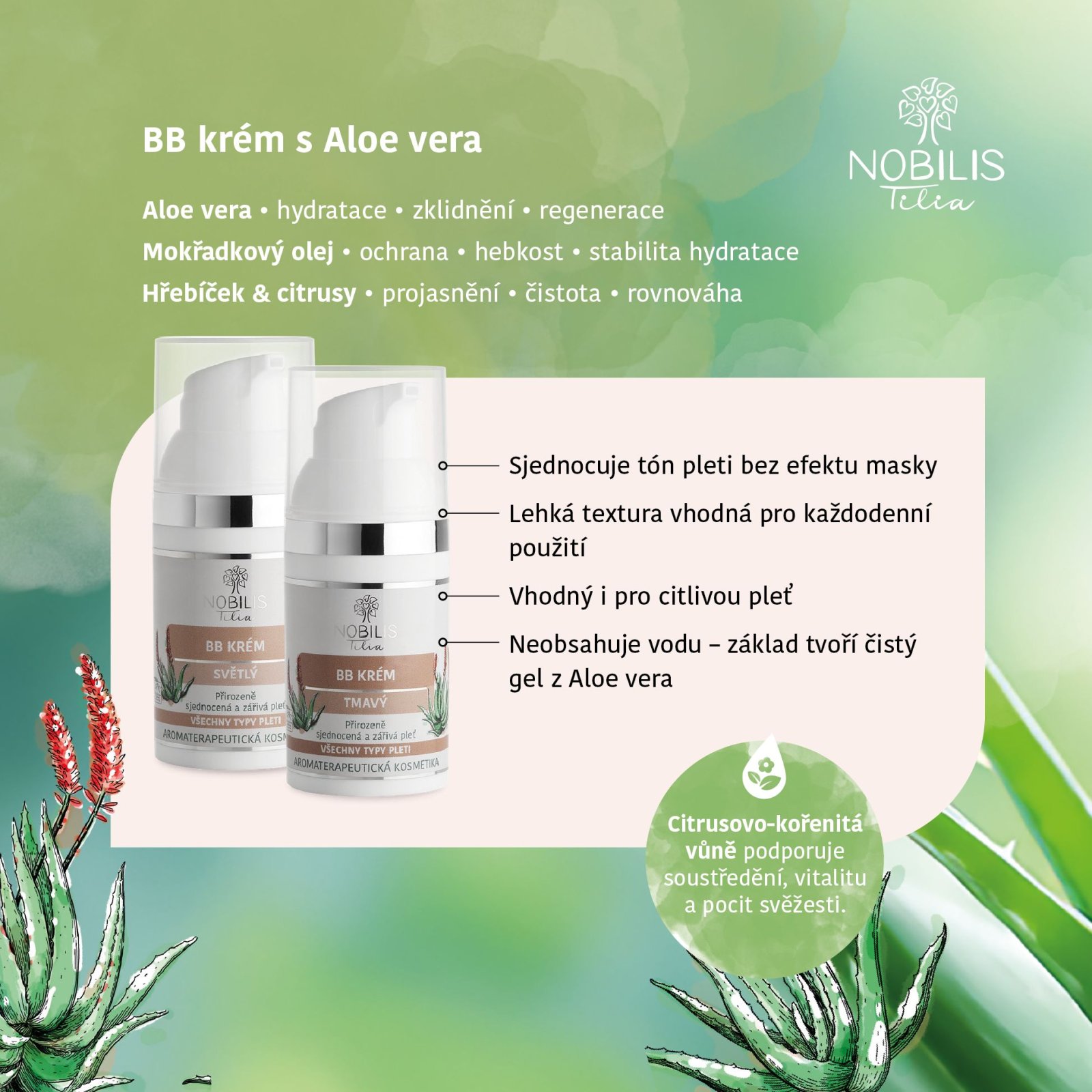 Nobilis BB krém tmavý 30 ml